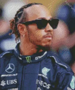 Lewis Hamilton F1 Driver Diamond Painting