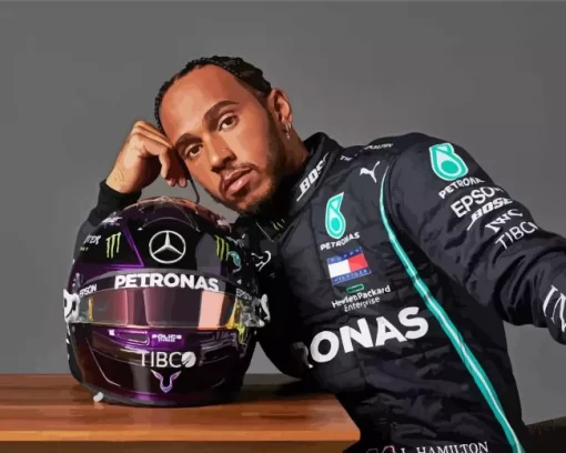 Lewis Hamilton Formula One Diamond Painting