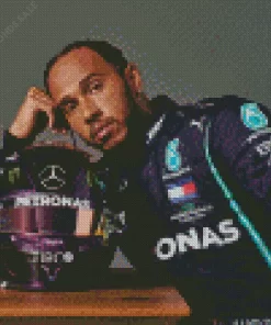 Lewis Hamilton Formula One Diamond Painting