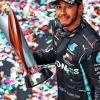 Lewis Hamilton Trophy Diamond Painting