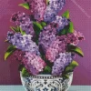 Lilacs In Vase Diamond Painting