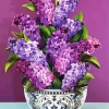 Lilacs In Vase Diamond Painting