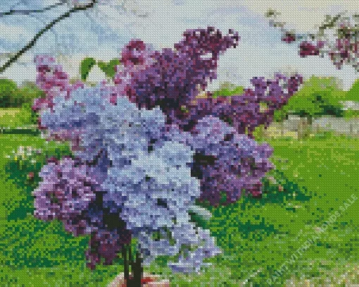 Lilacs Plants Diamond Painting