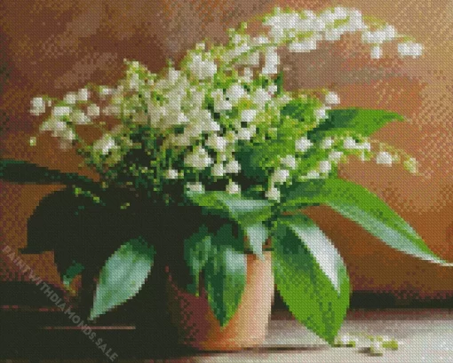 Lily Of The Valley Flowers Diamond Painting