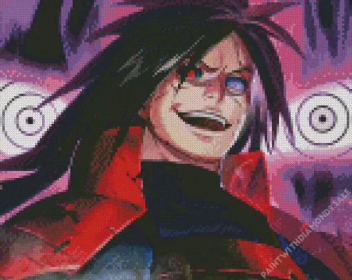 Madara Uchiha Naruto Manga Diamond Paints