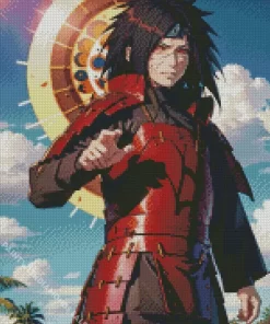 Madara Uchiha Naruto Manga serie Diamond Paints