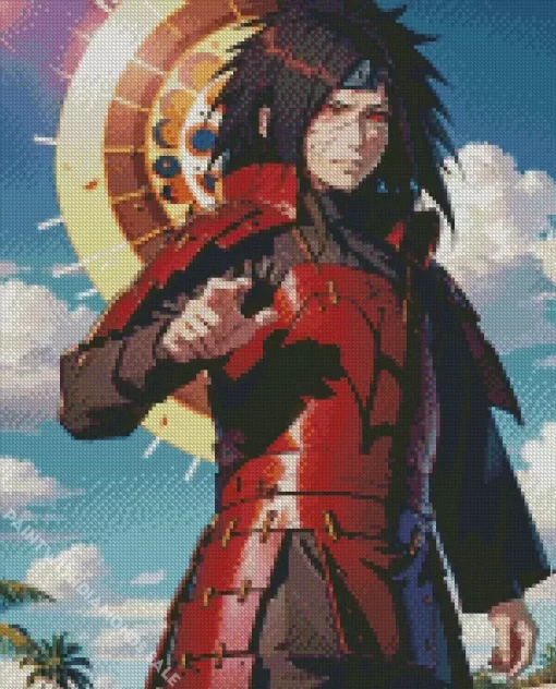 Madara Uchiha Naruto Manga serie Diamond Paints