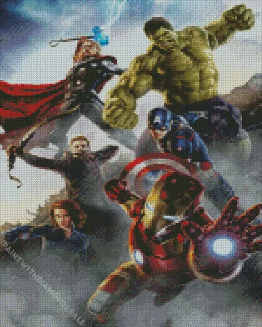 Marvel Avengers Age of Ultron Diamond Paintings