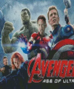 Marvel Avengers Age of Ultron poster Diamond Paintings