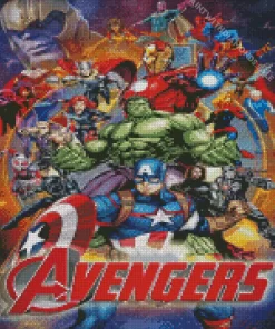 Marvel Avengers Superheroes Diamond Paintings