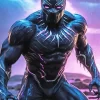 Marvel Black Panther Diamond With Numbers