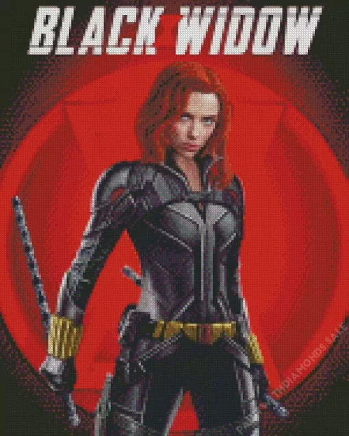 Marvel Black Widow Movie Diamond Dotz