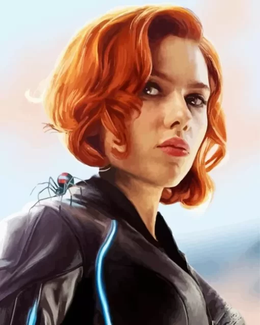 Marvel Black Widow Natasha Diamond Paints