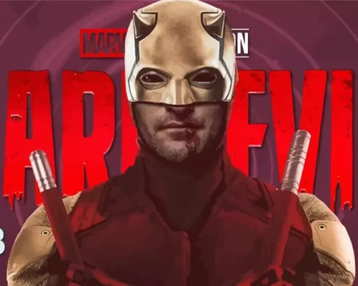 Marvel Daredevil Born Again Diamond With Numbers