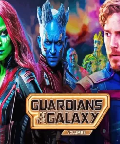 Marvel Guardians of the Galaxy Diamond With Numbers