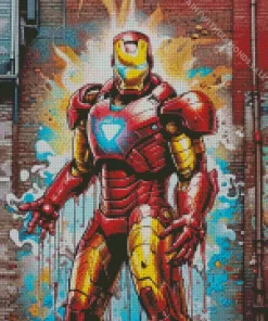 Marvel Iron Man Mural Art Diamond Paintings