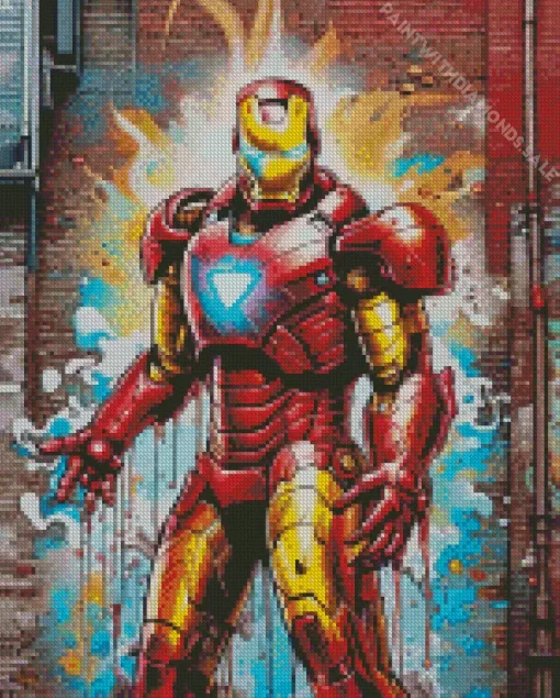 Marvel Iron Man Mural Art Diamond Paintings