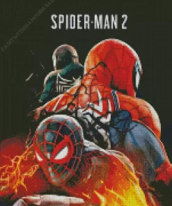 Marvel Spider Man 2 Poster Diamond Paintings