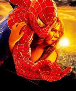 Marvel Spider Man Movie Diamond With Numbers