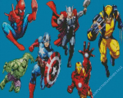 Marvel Super Heroes Diamond Paintings