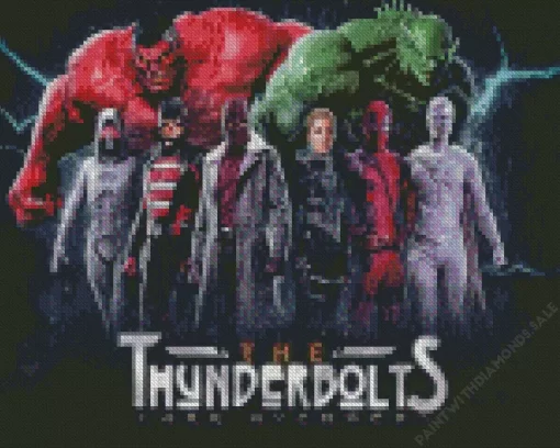 Marvel Thunderbolts Movie Diamond Paintings