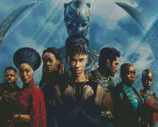 Marvel black panther wakanda forever Diamond Paintings