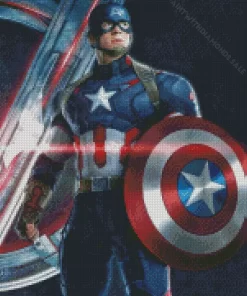 Marvel captain america hero Diamond Paintings