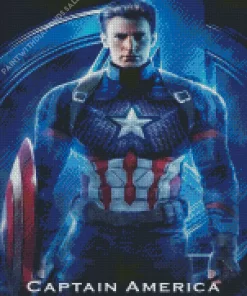 Marvel captain america movie Diamond Paintings