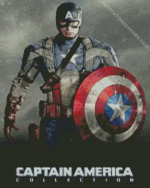 Marvel captain america poster Diamond Paintings