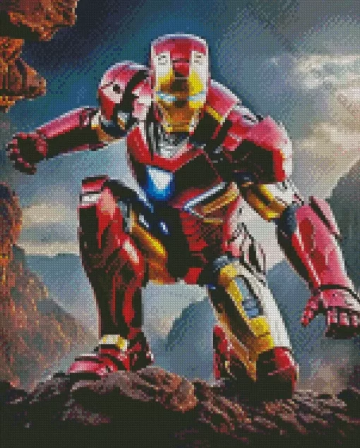 Marvel iron man superhero Diamond Paintings