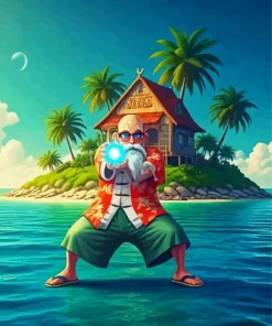 Master Roshi Dragon Ball Z Diamond Paintings