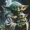 Master Yoda And Baby Yoda diamond paints