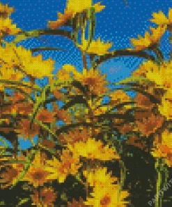 Maximilian Perennial Sunflowers Diamond Painting