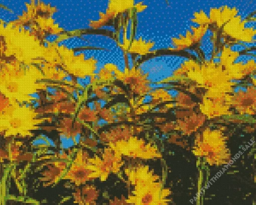 Maximilian Perennial Sunflowers Diamond Painting