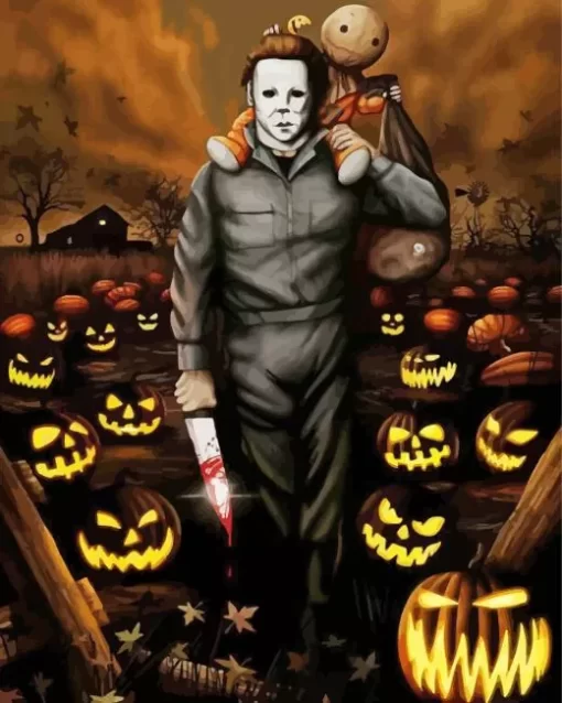 Michael Myers And Sam Diamond Paintings