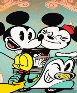 Mickey Mouse And His Lover Diamond Painting