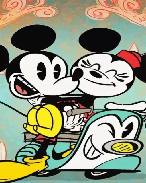 Mickey Mouse And His Lover Diamond Painting