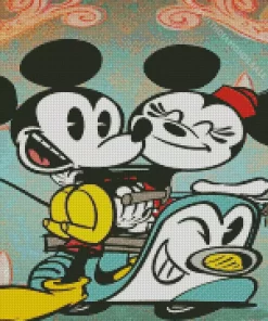 Mickey Mouse And His Lover Diamond Painting