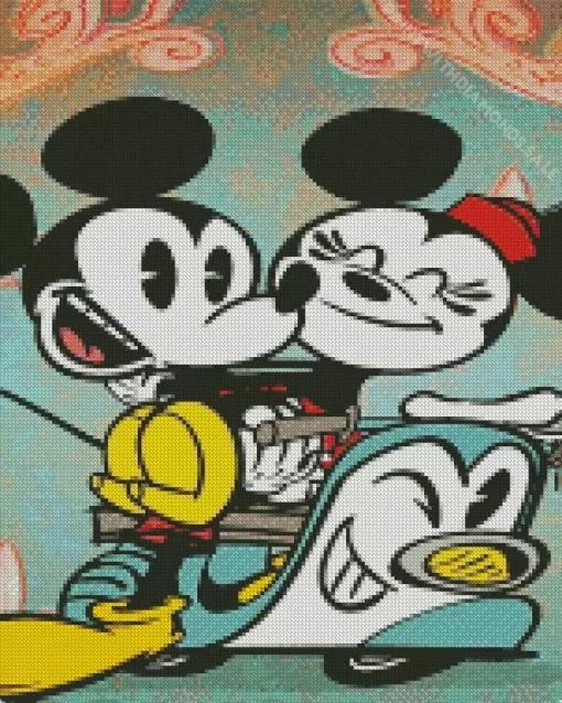 Mickey Mouse And His Lover Diamond Painting