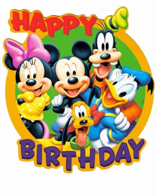 Mickey Mouse Birthday Diamond Painting