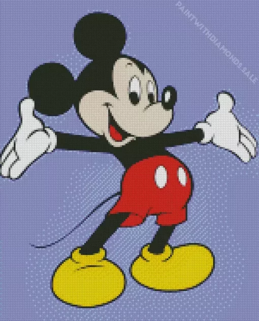 Mickey Mouse Cartoon Diamond Painting