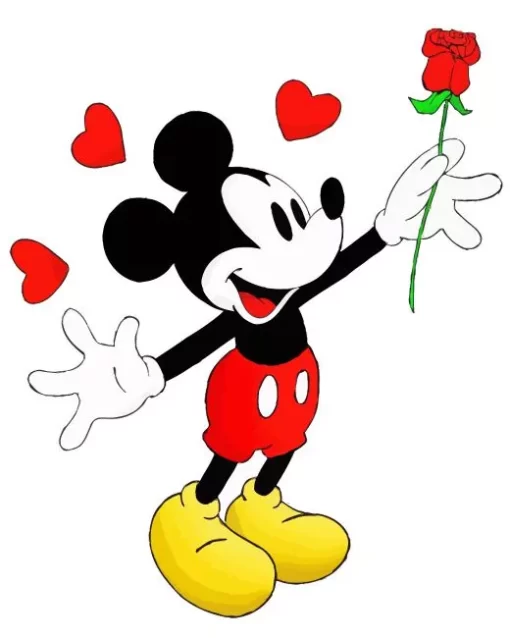 Mickey Mouse Valentines Day Diamond Painting