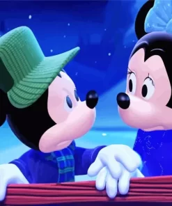 Mickeys Twice Upon A Christmas Mickey Mouse Diamond Painting