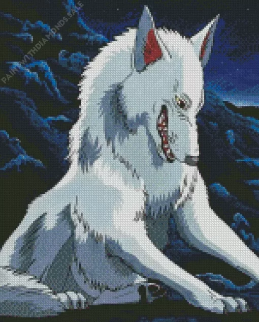 Moro Princess Mononoke Anime Diamond Dotz