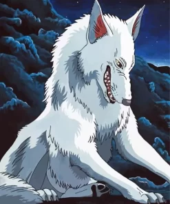 Moro Princess Mononoke Anime Diamond Paints