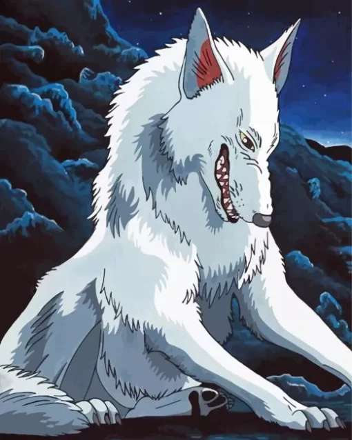 Moro Princess Mononoke Anime Diamond Paints