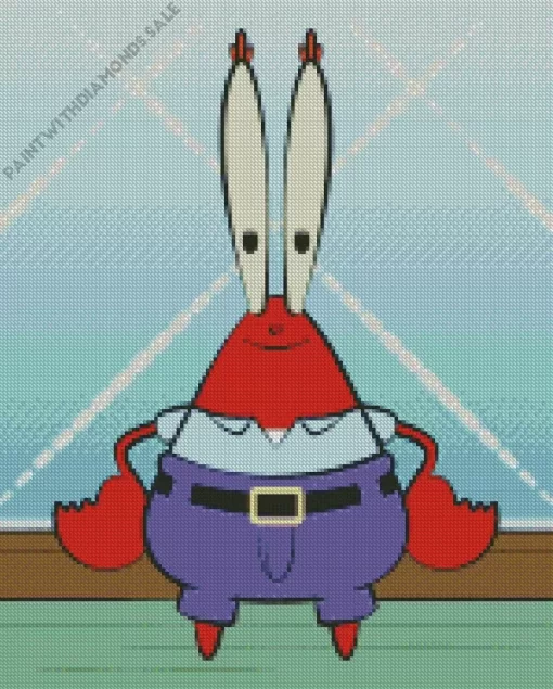 Mr Krabs SpongeBob SquarePants Diamond Painting