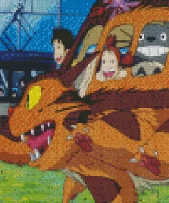 My Neighbor Totoro Catbus Diamond Dotz