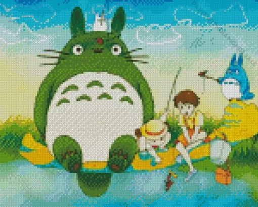 My Neighbor Totoro Characters Diamond Dotz