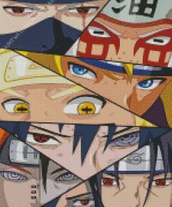 Naruto Characters Diamond Paints